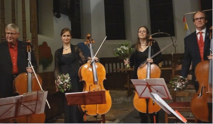 4 cello's